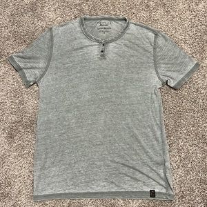 Lucky Brand Venice Burnout Henley Tee M